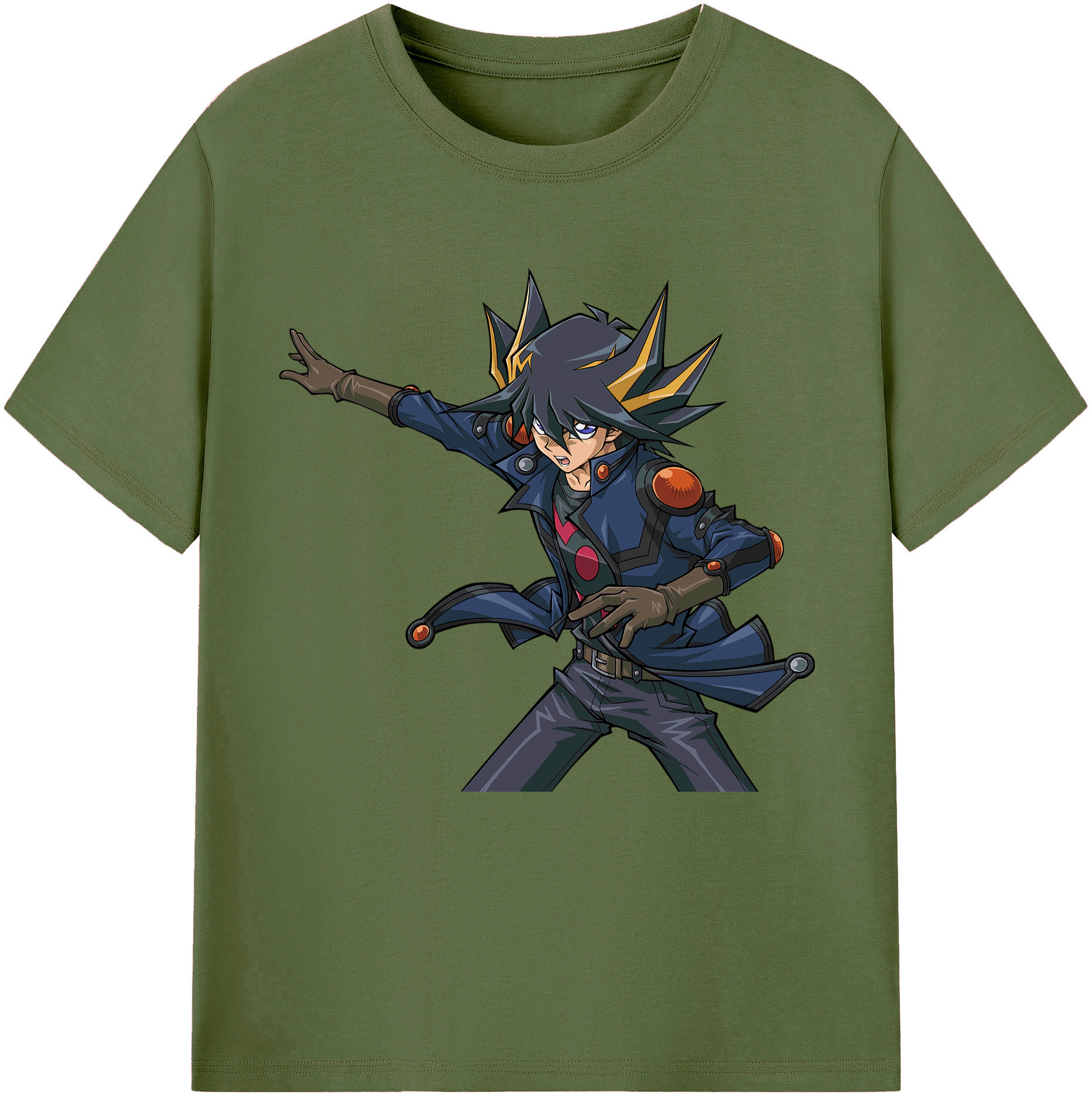 （画像用） 遊☆戯☆王 Yu-Gi-Oh! 綿100％半袖Tシャツ（フロントプリント）